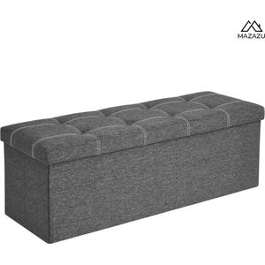 MIRA Home - Opbergkist - Opbergbox - Poef - Hocker - Woonkamer - Slaapkamer - 110x38x38