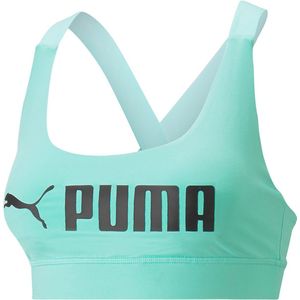 PUMA - mid impact puma fit bra - Groen