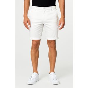 Smith & Solo korte broek heren - chino shorts heren - katoen Wit S