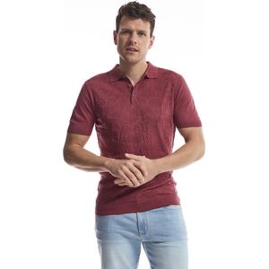 Polo rood TW42400 KM Twin Life - maat M