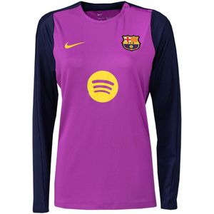 NIKE - fcb w nk df strk crew top k - Trainingshirt - Paars - Lange Mouw Dames