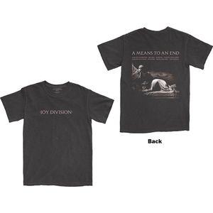 Joy Division - A Means To An End Heren T-shirt - S - Zwart