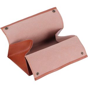 Tissue Houder van PU Lederen Originaliteit voor Slaapkamer Woonkamer - Oranje .