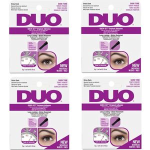 DUO - Quick-Set Striplash Adhesive Dark - 4 Pak - Voordeelverpakking