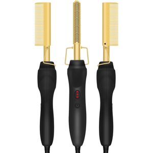 2 in 1 Elektrische Haarkam Deluxe – Stijlborstel – Mannen & Vrouwen – Kam – Stijlkam – Elektrische Kam – Hot Comb – Baardstijler – Baardkam – Elektrische haarborstel – Magic Brush – moederdagtip