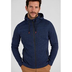 Damart - Fleecejack met capuchon Thermolactyl - Heren - Blauw - (118-125) XXL