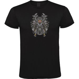 Klere-Zooi - Japanese Samurai Tattoo - Heren T-Shirt - S