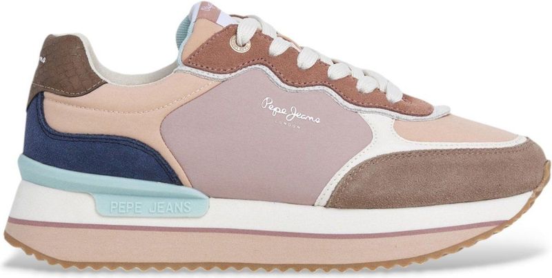 Pepe Jeans - PLS600006 Rusper Combi - Pantoffels - Beige - Vetersluiting - Casual