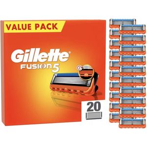Gillette Fusion 5 Scheermesjes Voordeelpak - 20 stuks