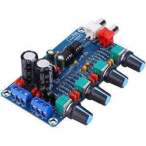Allecto Plus - Stereo Preamplifier met Tone Board, Toonregeling en Volumecontrole - Dual AC 12V-18V - Hifi Geluidskwaliteit