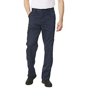 Zware Werk Cargo Broek met Kniebeschermers - Marineblauw, Maat 40W