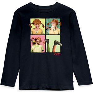 Pippi Langkous Portretten Van Pippi Premium T-Shirt Kinderen Met Lange Mouwen