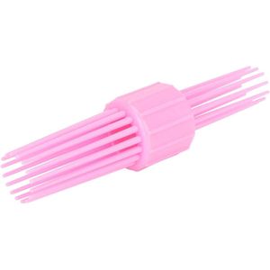 Tanden Roll Kam Air Volume Kamvoor Krullen Haar Pluizige Krultang Slip Resistent Zachte Styling Kam - Draagbaar en Multi Tand - Vrouwen .