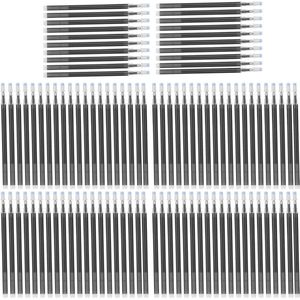 100 STKS Warmte Uitwisbare Pen Vullingen - Stof Markers Naaien Kleergereedschap - Zwart .