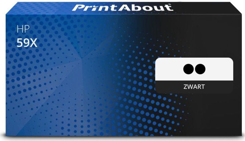 PrintAbout - Toner 59X - Zwart - Multipack geschikt voor HP