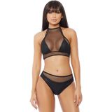 Forplay Impulse Top and Panty - Black black L/XL
