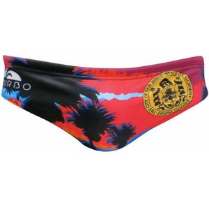 Turbo San Diego Pro Resist Zwemslip Rood,Zwart 9-10 Years Jongens