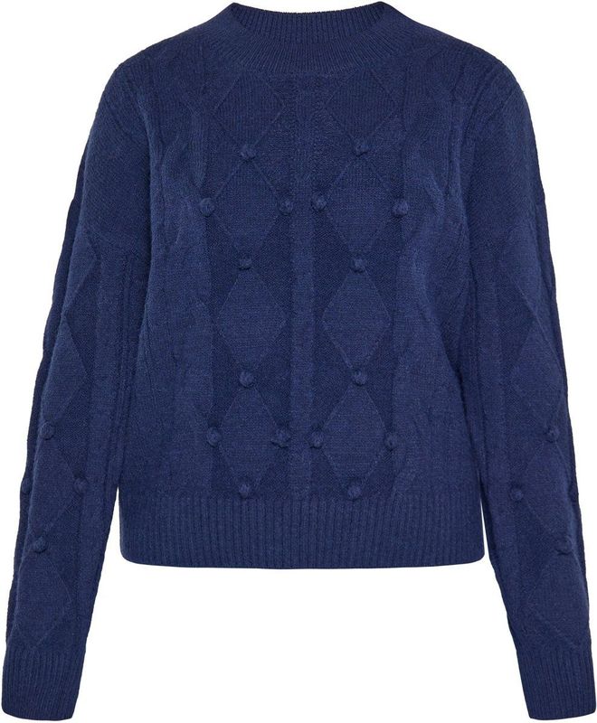 usha - FESTIVAL - Trui - Navy - Lange Mouw - Normale Pasvorm