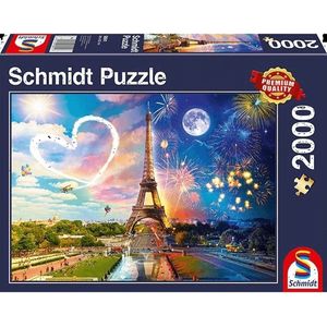 Schmidt Parijs, Dag en Nacht, 2000 stukjes - Puzzel - 12+