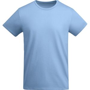 Licht Blauw 2 pack t-shirts BIO katoen Model Breda merk Roly maat XXXL
