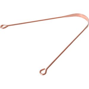 Koperen Tongschraper | Van Nature Antibacterieel | 100% Natuurlijke Tongreiniging | Ayurvedische | Copper Tongue Cleaner