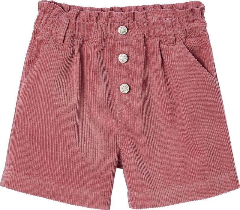 Vertbaudet - Fluwelen Short - Meisjes - Paperbag-vorm - Ribfluweel