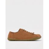 Sneakers - Peu Cami - Effen - Leer/Suède - Platte Hak