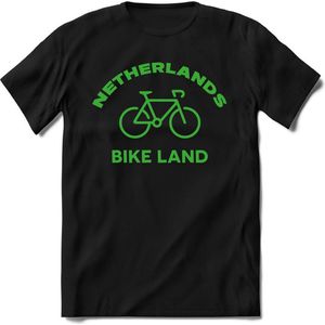 Nederland - Groen - T-Shirt Heren / Dames  - Nederland / Holland / Koningsdag Souvenirs Cadeau Shirt - grappige Spreuken, Zinnen en Teksten. Maat L