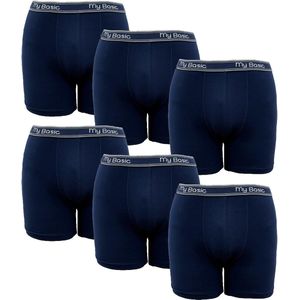 After Eden - My Basic - Boxershorts - Navy - 6-pack