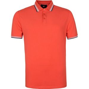 Suitable - Polo Brick Rood - Slim-fit - Heren Poloshirt Maat XL