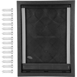 Hondenluik - Groot Formaat - Verwijderbare Installatie - Ingebouwde Magneet - Kunststof