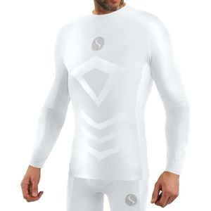 Sportonderhemd heren, lange mouwen, thermisch compressieshirt ondergoed
