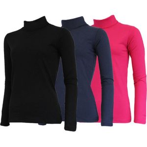 3-Pack Campri - Skipully - Wintersportpully - Dames - Black/Navy/Pink (484) - maat S
