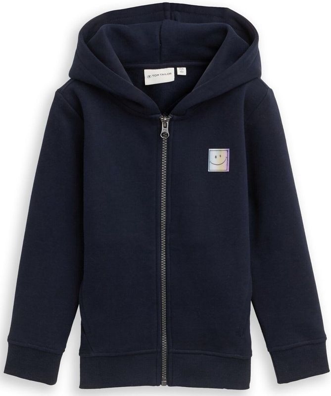Tom Tailor Hoodie-sweatjack en print op de rug