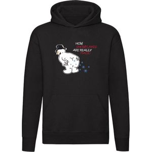 Sneeuwpop | koud | sneeuw | pop | scheet | grappig | sneeuwvlok | wortel | hoed | Unisex | Trui | Sweater | Capuchon