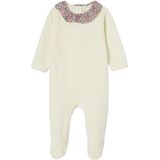 ENVIE DE FRAISE - Fluwelen Pyjama - Ecru - Met Liberty-kraag - Te personaliseren