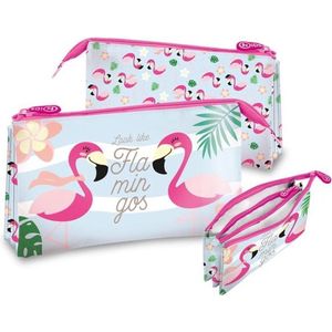 Flamingo Look Like Flamingos - Etui - 22 cm - Multi