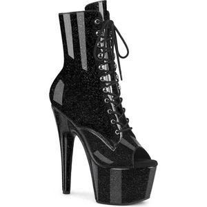 Pleaser - ADORE-1021GP Plateau Laarzen - US 14 - 45 Shoes - Zwart