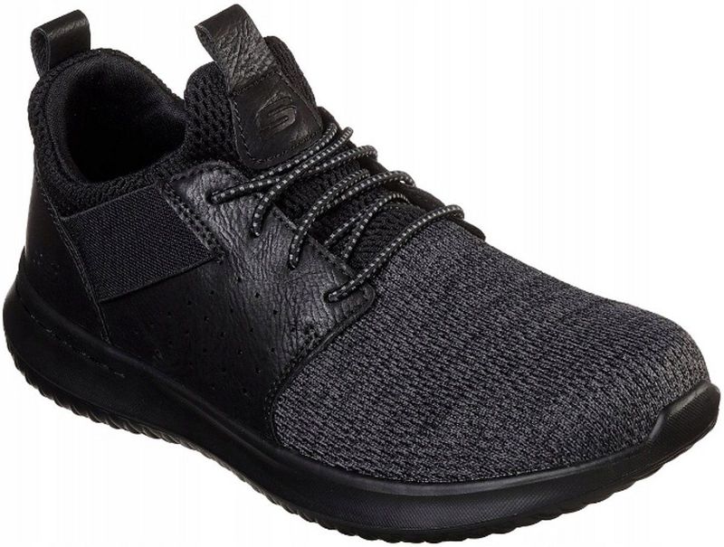 Skechers Delson Camben Heren Sneakers Zwart Comfortabel EU 42,5