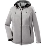 STOY Dames Scuba jas met capuchon - grote maten STS 1 WMN JCKT, gebroken wit, 46, 38098-000