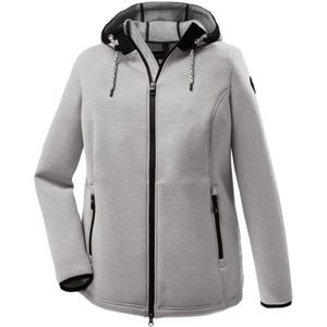 STOY Dames Scuba jas met capuchon - grote maten STS 1 WMN JCKT, gebroken wit, 46, 38098-000