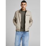 JACK&JONES - JJEROCKY JACKET NOOS - Biker Jas - Zwart - Lange Mouwen