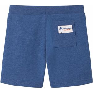 Kindershorts gemêleerd donkerblauw - Maat 140