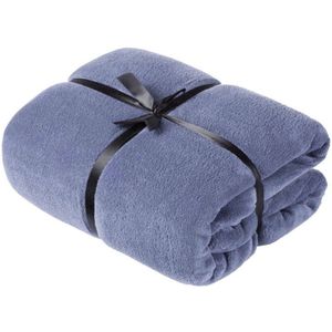 Knuffeldeken XXL microvezel deken sprei woondeken met kasjmier touch 220 x 200 cm (Petrol blauw)
