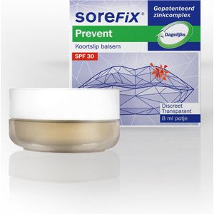 SoreFix Prevent voordeelpakket - 3 x Prevent koortslip balsem a 8ml - prijs inclusief verzendkosten
