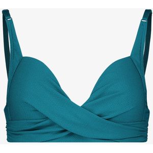Osaga voorgevormde dames bikinitop petrol - - Maat XXL