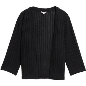 TOM TAILOR - Gebreid Vest - Zwart
