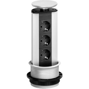 EVOline - PowerPort 3xWCD - Stopcontact - Wit - Verzinkbare Contactdoos