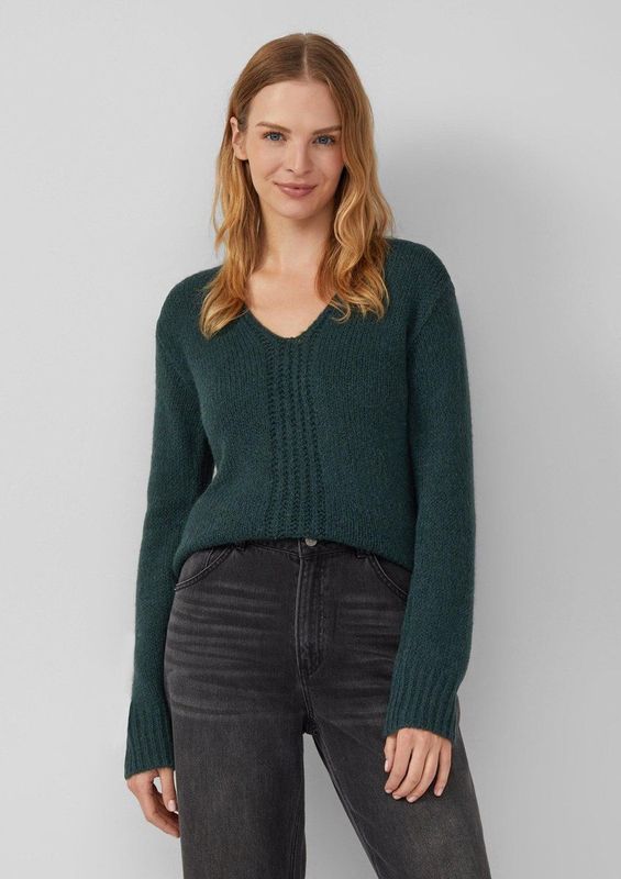 Gebreide Trui - Knusse Alpacamix - V-hals - Relaxte Pasvorm