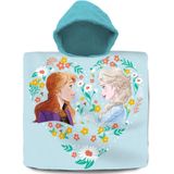 Disney Frozen bad cape/poncho - 60 x 120 cm - katoen - voor kinderen